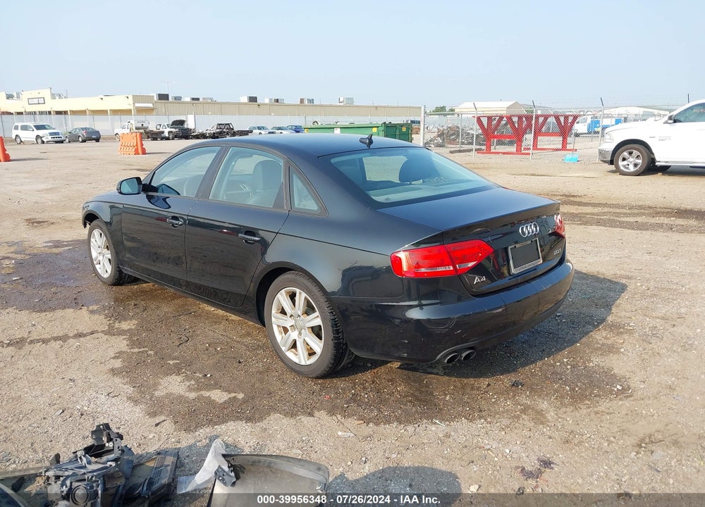 2011 AUDI A4 2.0T PREMIUM VIN: WAUBFAFL6BN030881