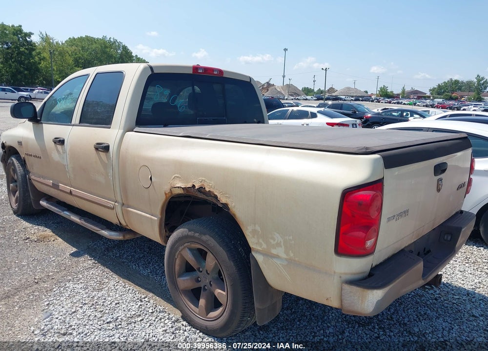 2007 DODGE RAM 1500 SLT/TRX4 OFF ROAD/SPORT VIN: 1D7HU18207J610283