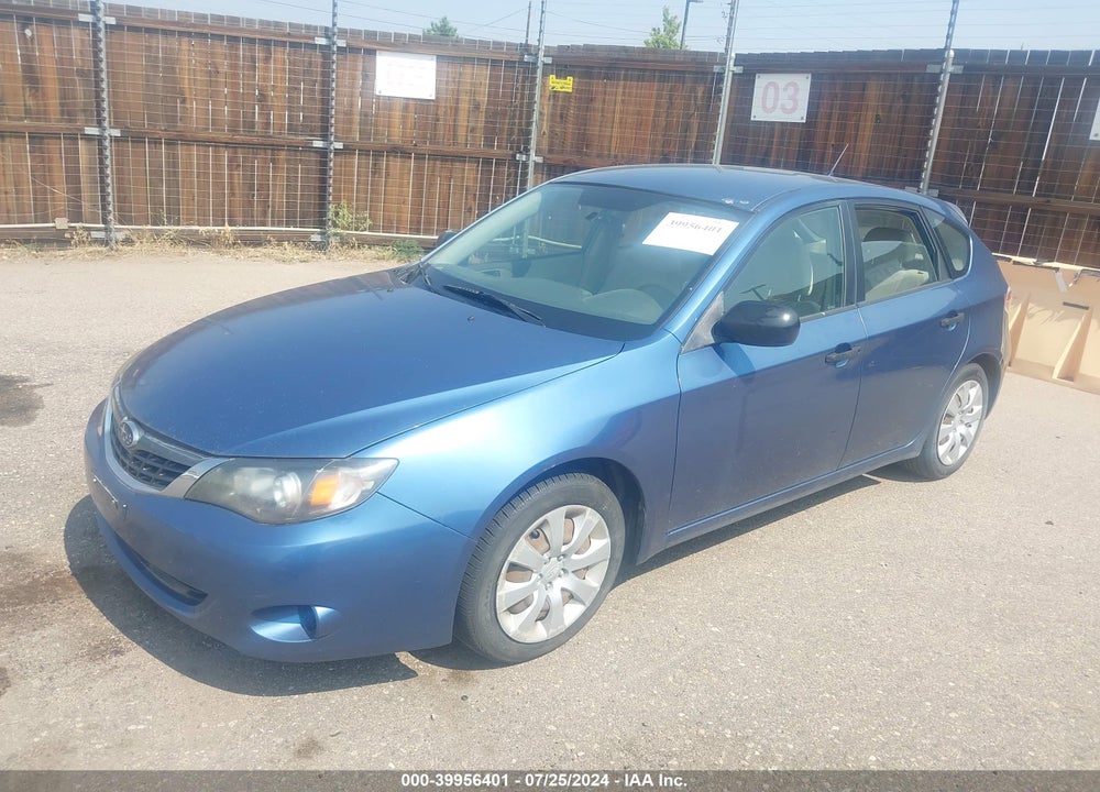 2008 SUBARU IMPREZA 2.5I VIN: JF1GH61668H835441