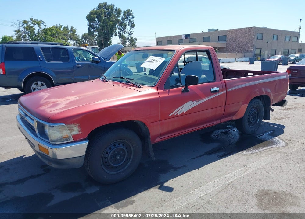 1993 TOYOTA PICKUP 1/2 TON SHORT WHLBSE DX VIN: 4TARN81P0PZ106338