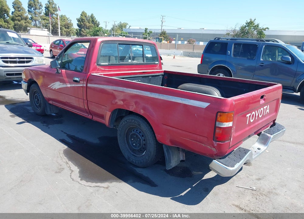 1993 TOYOTA PICKUP 1/2 TON SHORT WHLBSE DX VIN: 4TARN81P0PZ106338
