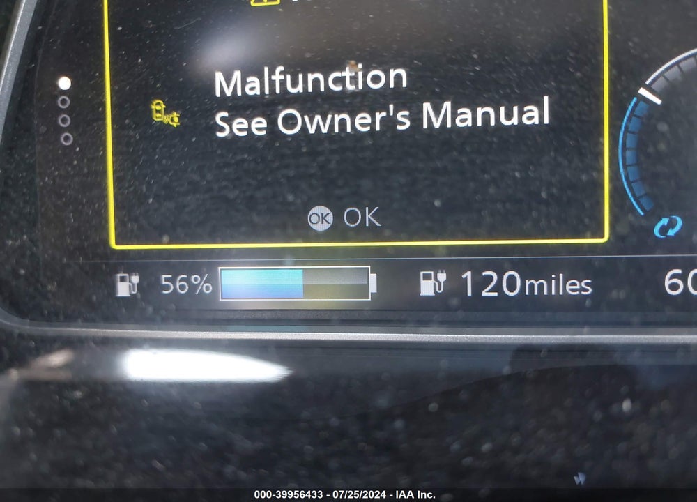 2022 NISSAN LEAF SV PLUS 62 KWH VIN: 1N4BZ1CV8NC555706
