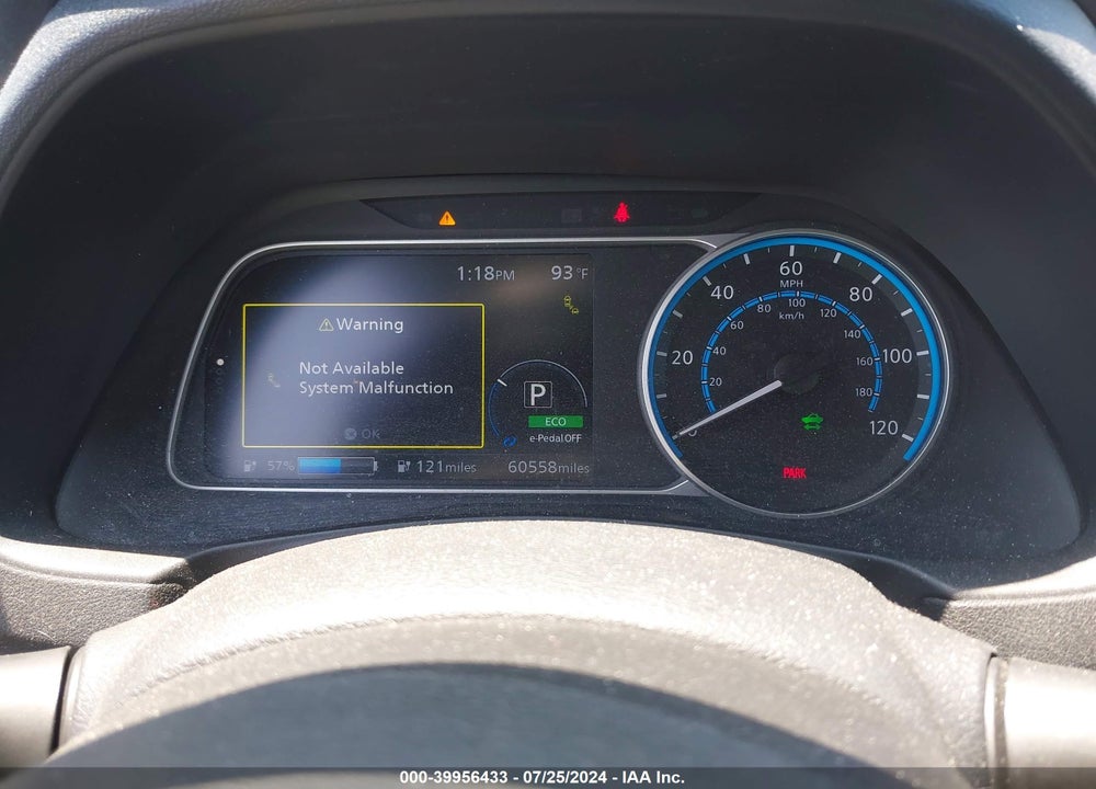 2022 NISSAN LEAF SV PLUS 62 KWH VIN: 1N4BZ1CV8NC555706