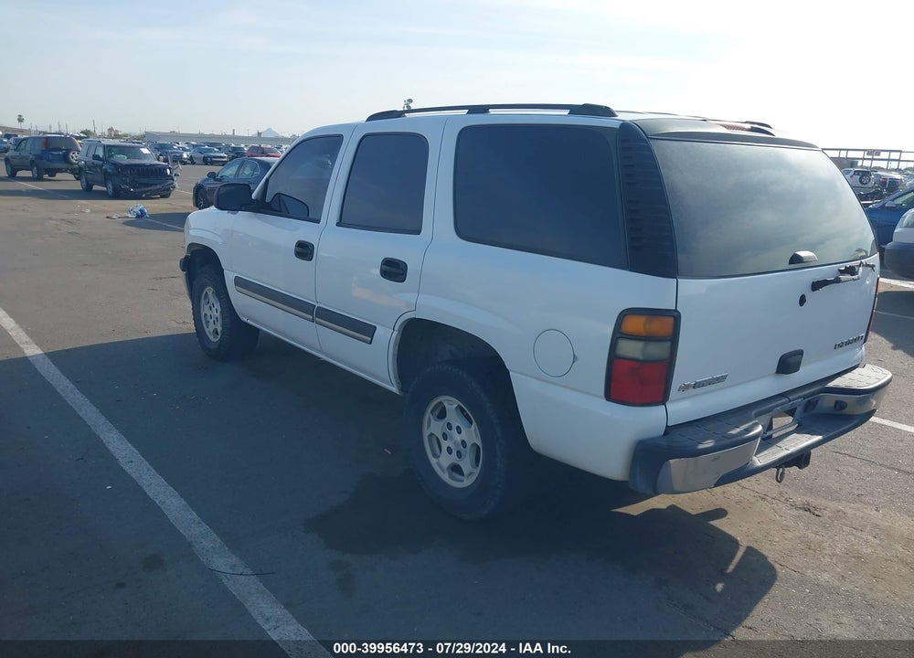 2005 CHEVROLET TAHOE LS VIN: 1GNEK13TX5R234510