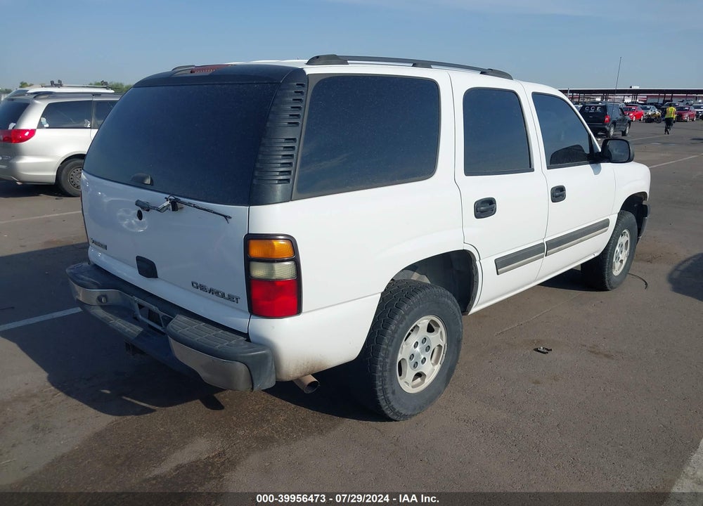 2005 CHEVROLET TAHOE LS VIN: 1GNEK13TX5R234510