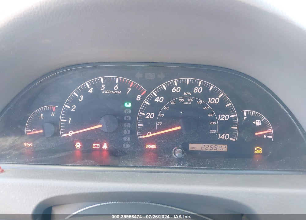 2005 TOYOTA CAMRY LE/SE/STD/XLE VIN: 4T1BE32K25U014181