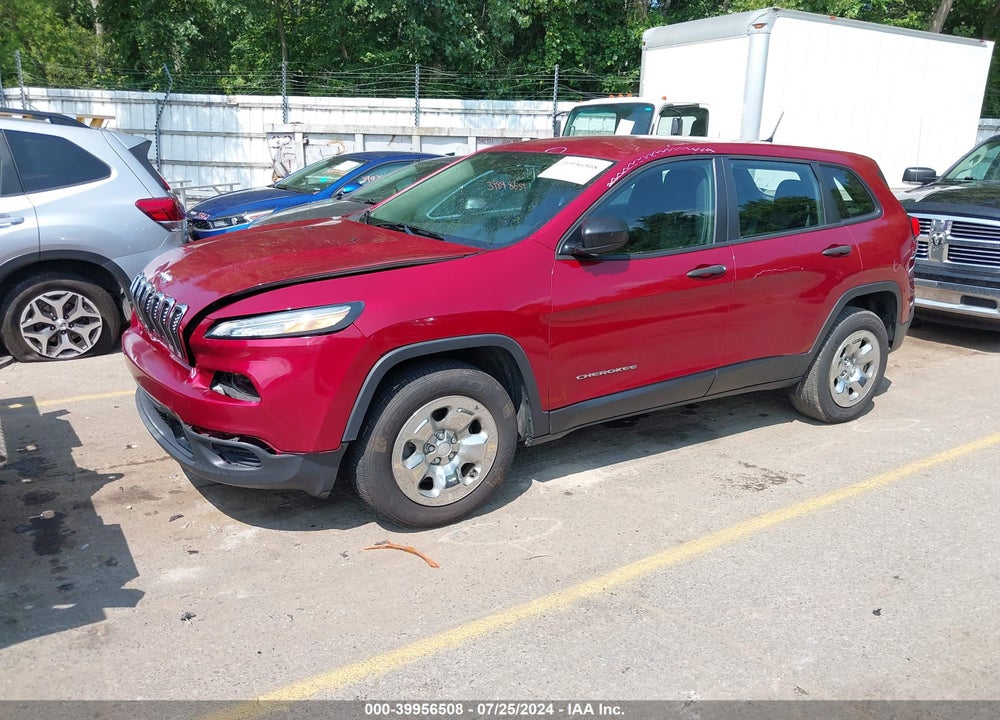 2016 JEEP CHEROKEE SPORT VIN: 1C4PJMAB0GW343367