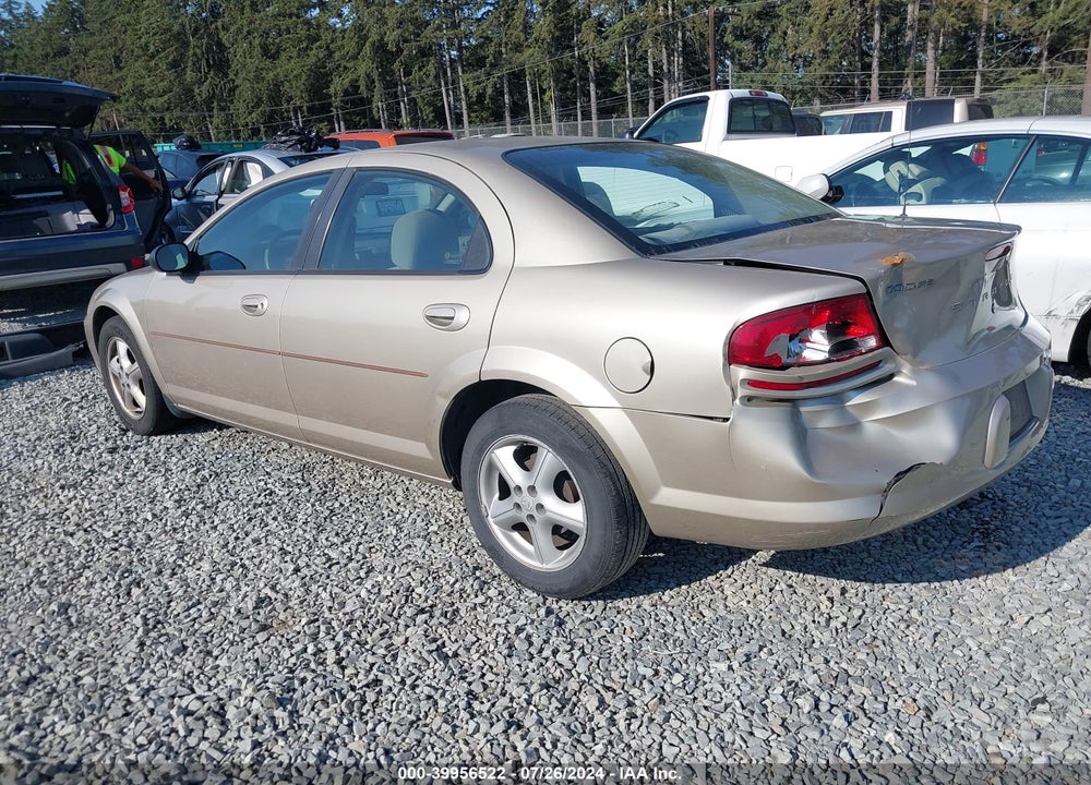 2006 DODGE STRATUS SXT VIN: 1B3EL46X06N242504