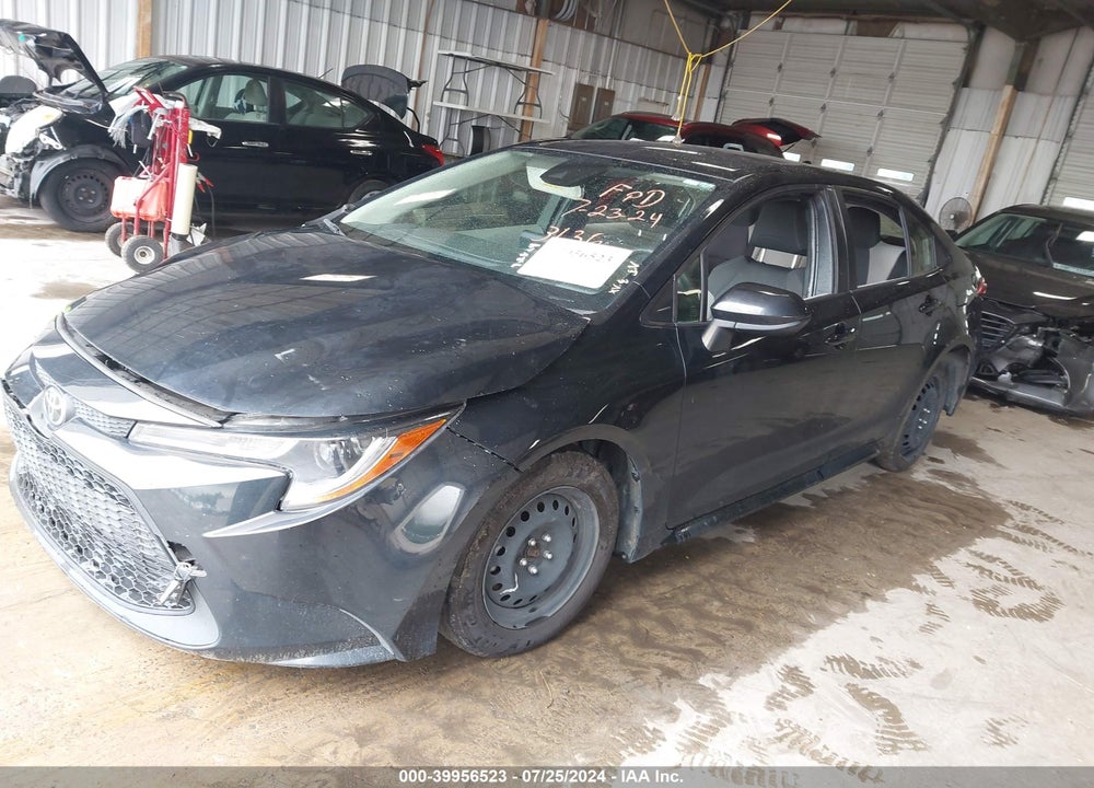 2022 TOYOTA COROLLA LE VIN: JTDEPMAE5NJ193136