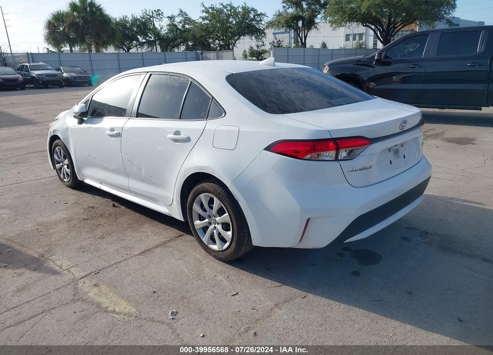 2020 TOYOTA COROLLA LE VIN: JTDEPRAE3LJ016661