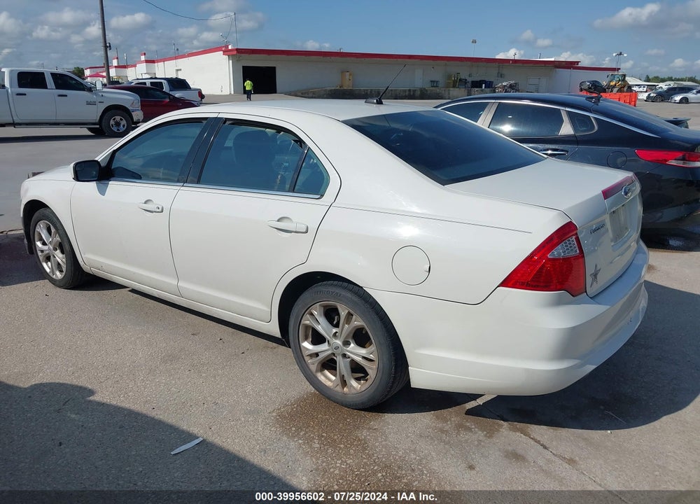 2012 FORD FUSION SE VIN: 3FAHP0HG3CR291782