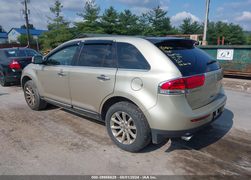 2011 LINCOLN MKX VIN: 2LMDJ8JK7BBJ03771