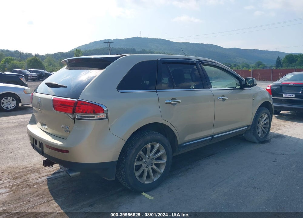 2011 LINCOLN MKX VIN: 2LMDJ8JK7BBJ03771