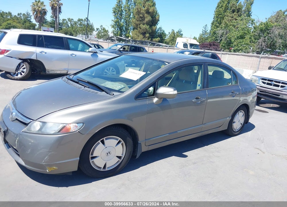 2006 HONDA CIVIC HYBRID VIN: JHMFA36256S007099