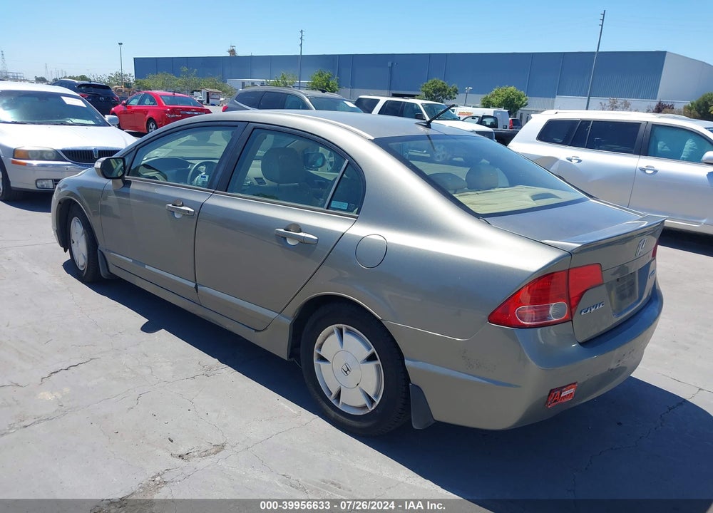 2006 HONDA CIVIC HYBRID VIN: JHMFA36256S007099