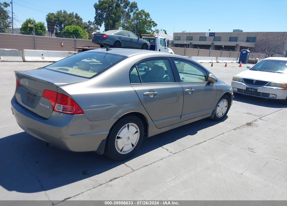 2006 HONDA CIVIC HYBRID VIN: JHMFA36256S007099