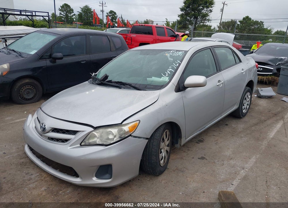 2011 TOYOTA COROLLA LE VIN: 2T1BU4EE7BC649764