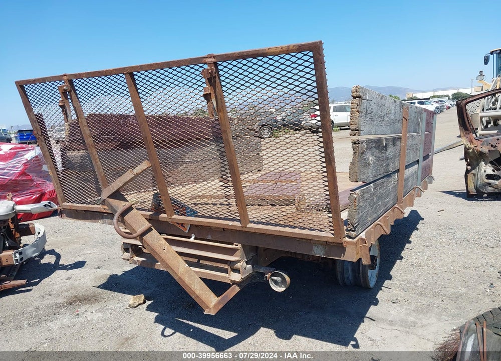 1990 UTILITY TRAILER VIN: UTT51049