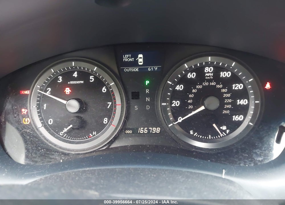 2007 LEXUS ES 350 VIN: JTHBJ46G772061019