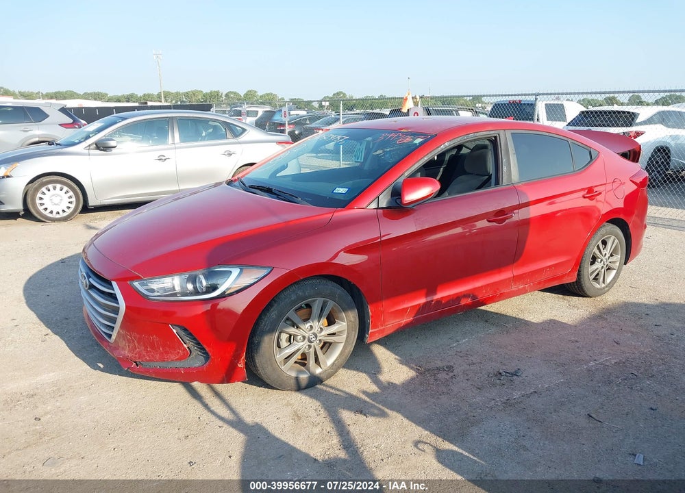 2018 HYUNDAI ELANTRA SEL VIN: 5NPD84LF1JH306419