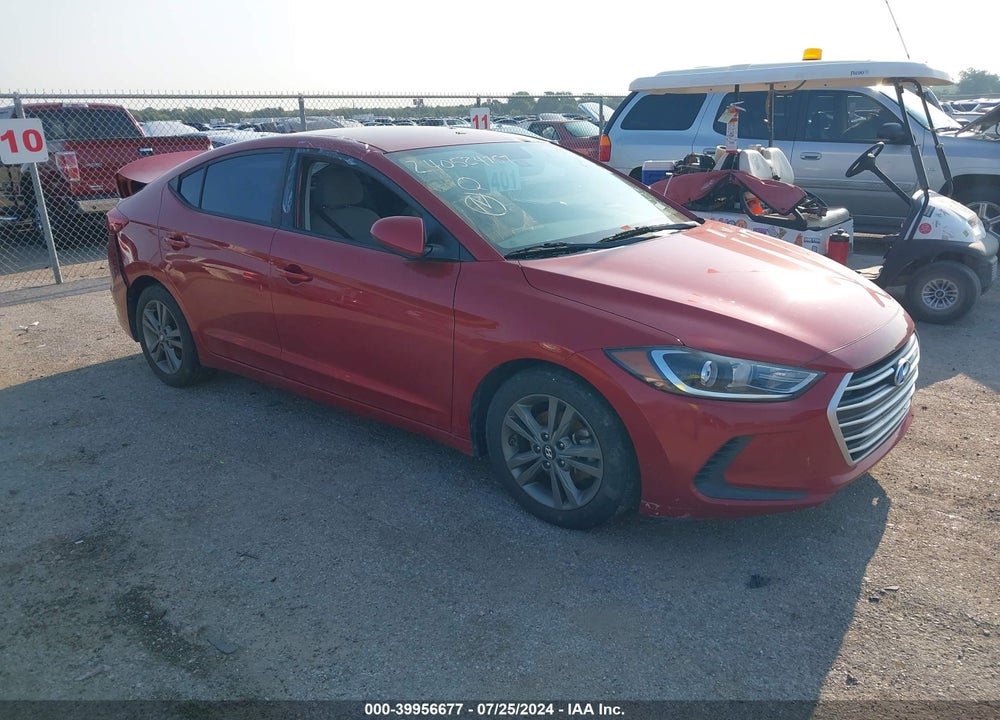 2018 HYUNDAI ELANTRA SEL VIN: 5NPD84LF1JH306419
