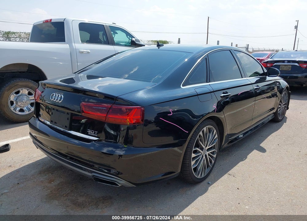 2016 AUDI A6 3.0T PREMIUM PLUS VIN: WAUFGAFC3GN171915