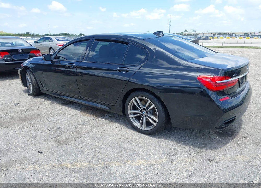 2017 BMW 740I XDRIVE VIN: WBA7E4C59HGU99508