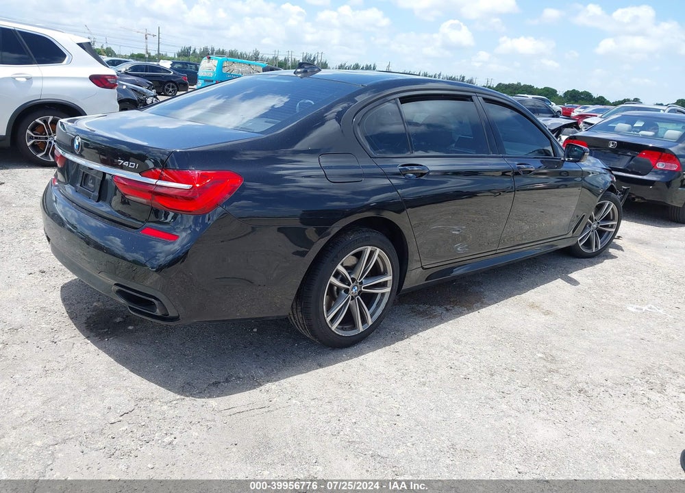 2017 BMW 740I XDRIVE VIN: WBA7E4C59HGU99508