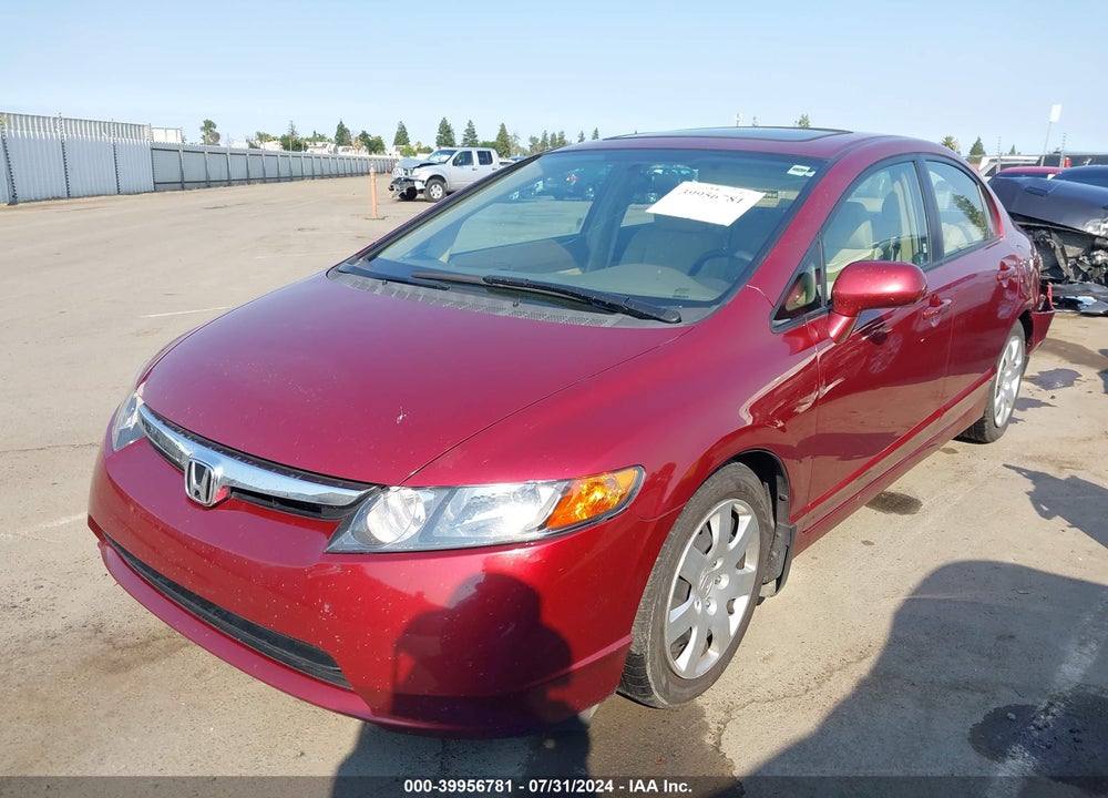 2006 HONDA CIVIC LX VIN: 1HGFA15586L114659