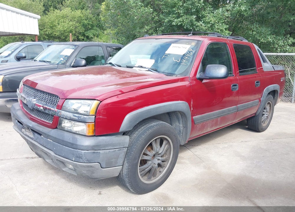 2004 CHEVROLET AVALANCHE 1500 VIN: 3GNEC12T74G199969