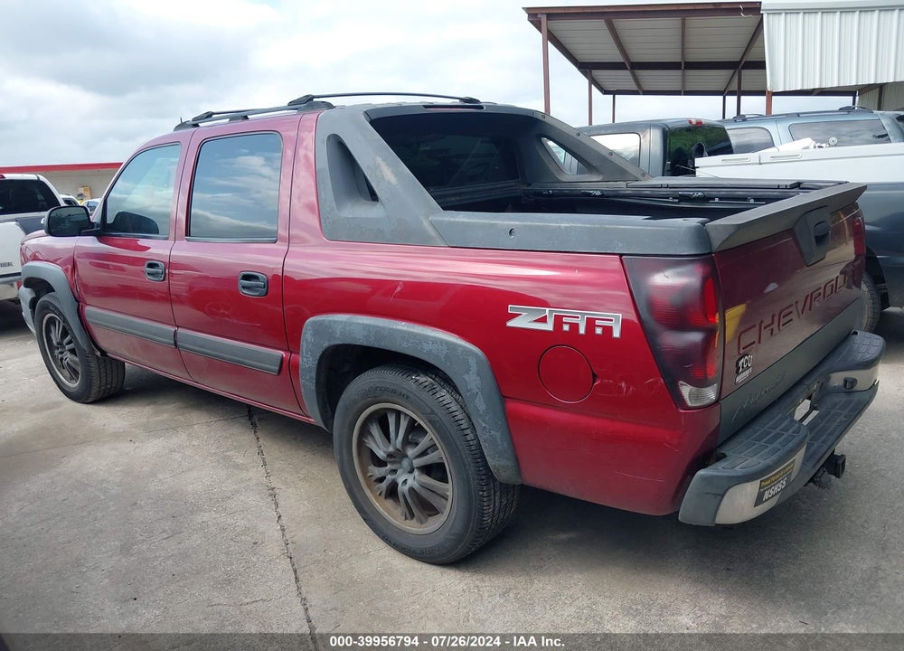 2004 CHEVROLET AVALANCHE 1500 VIN: 3GNEC12T74G199969