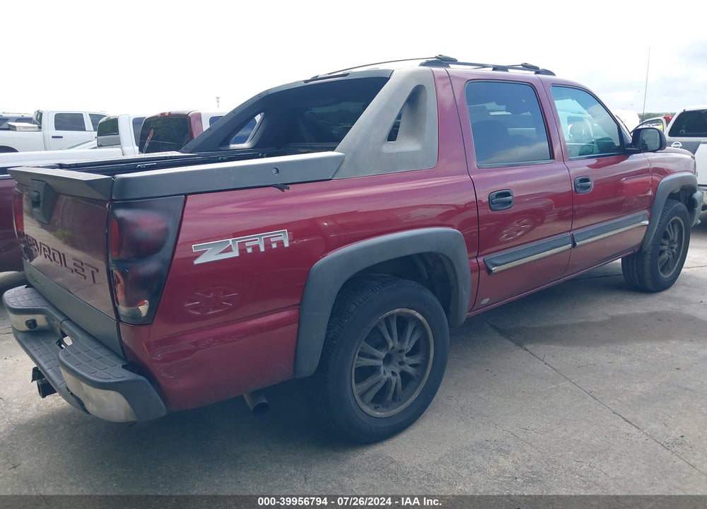 2004 CHEVROLET AVALANCHE 1500 VIN: 3GNEC12T74G199969