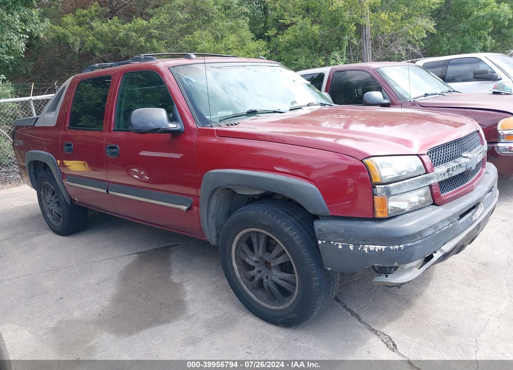 2004 CHEVROLET AVALANCHE 1500 VIN: 3GNEC12T74G199969