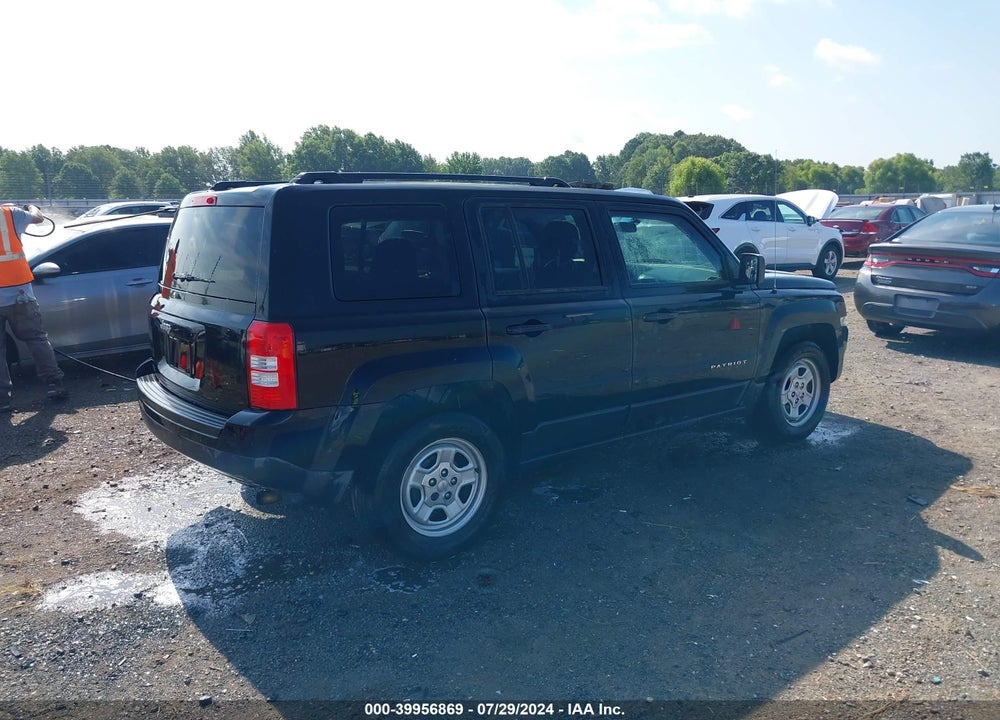 2014 JEEP PATRIOT SPORT VIN: 1C4NJPBA1ED749701