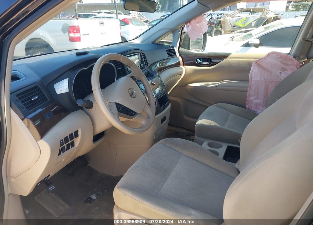 2015 NISSAN QUEST PLATINUM/S/SL/SV VIN: JN8AE2KP7F9133939