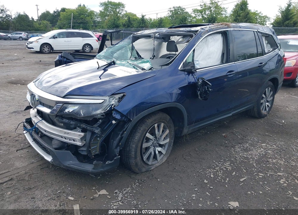2019 HONDA PILOT EX-L VIN: 5FNYF6H51KB066842