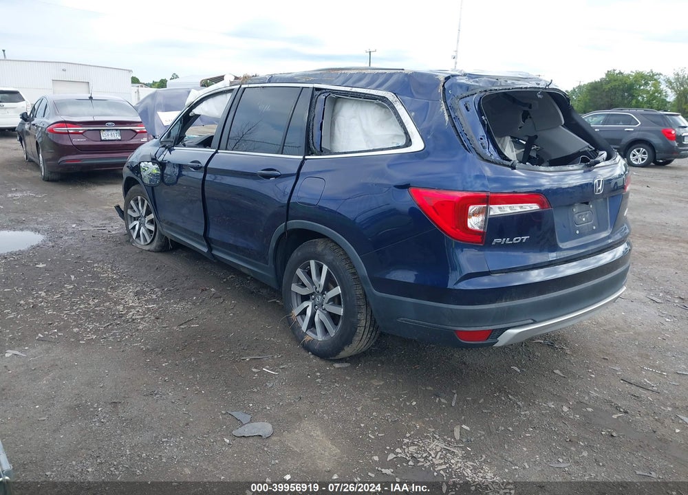 2019 HONDA PILOT EX-L VIN: 5FNYF6H51KB066842