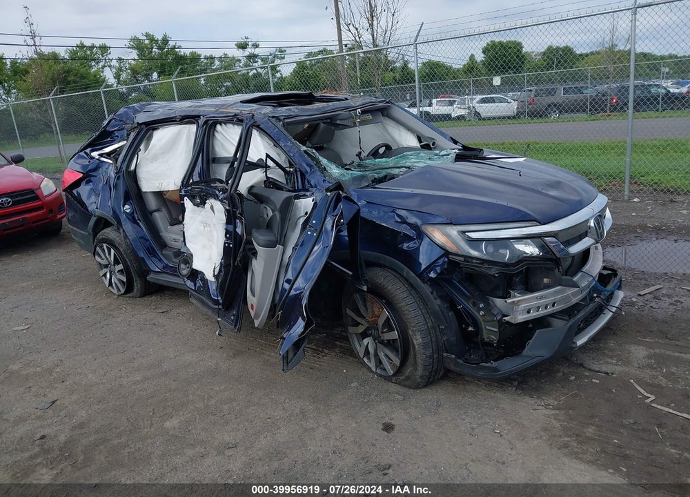 2019 HONDA PILOT EX-L VIN: 5FNYF6H51KB066842