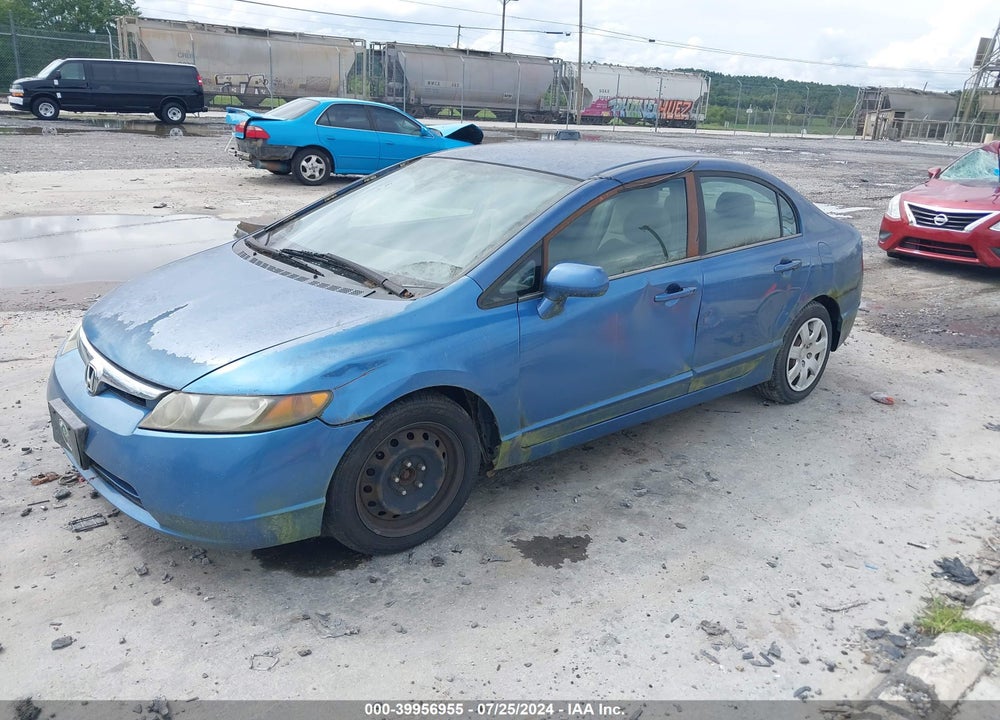 2006 HONDA CIVIC LX VIN: 1HGFA15576L080116
