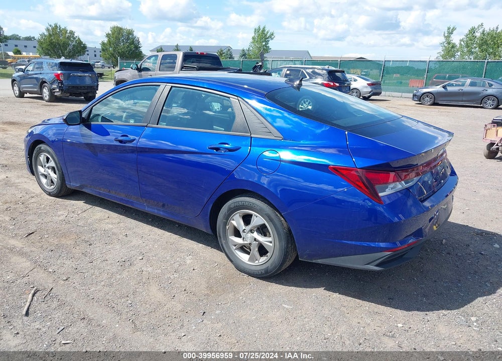2021 HYUNDAI ELANTRA SE VIN: 5NPLL4AG9MH034874