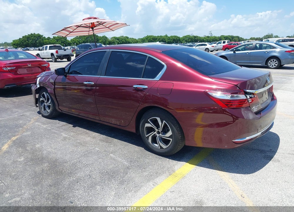 2017 HONDA ACCORD LX VIN: 1HGCR2F32HA202314