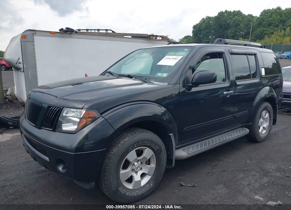 2007 NISSAN PATHFINDER SE VIN: 5N1AR18W47C608942
