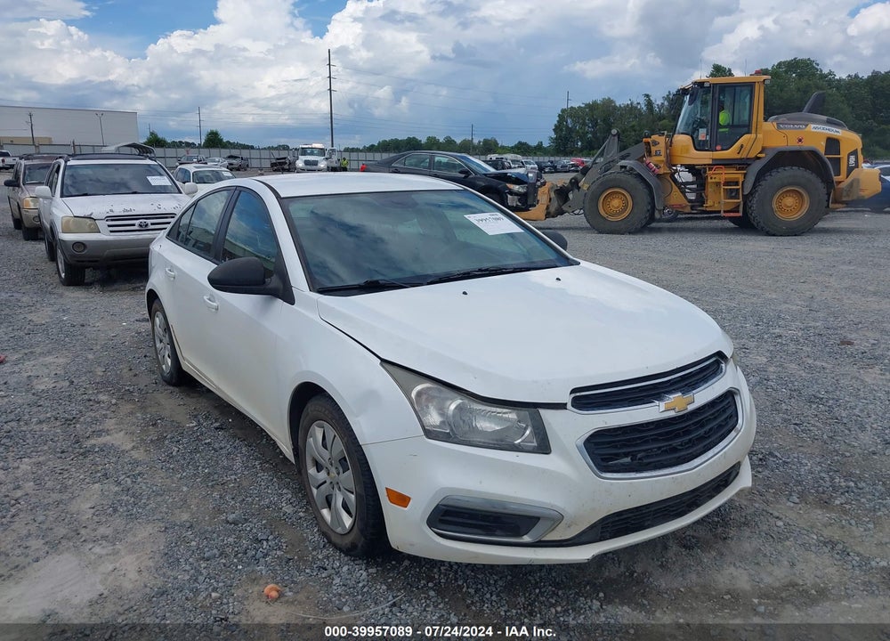 2015 CHEVROLET CRUZE LS MANUAL VIN: 1G1PB5SH6F7194972