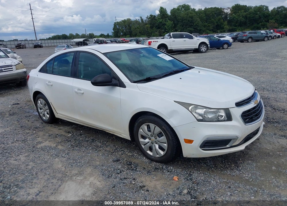 2015 CHEVROLET CRUZE LS MANUAL VIN: 1G1PB5SH6F7194972