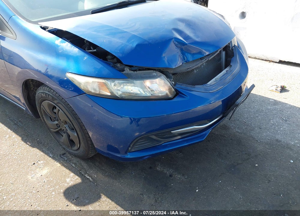 2013 HONDA CIVIC LX VIN: 19XFB2F51DE288322