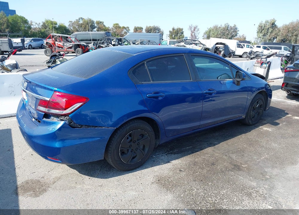 2013 HONDA CIVIC LX VIN: 19XFB2F51DE288322