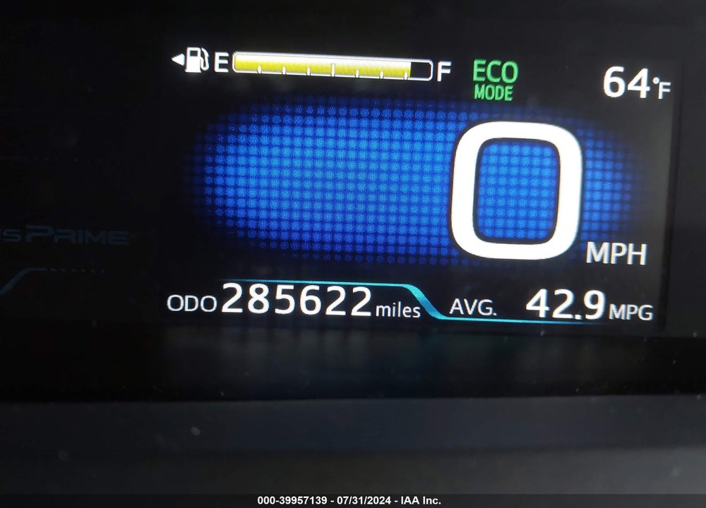 2017 TOYOTA PRIUS PRIME PLUS VIN: JTDKARFP9H3066930