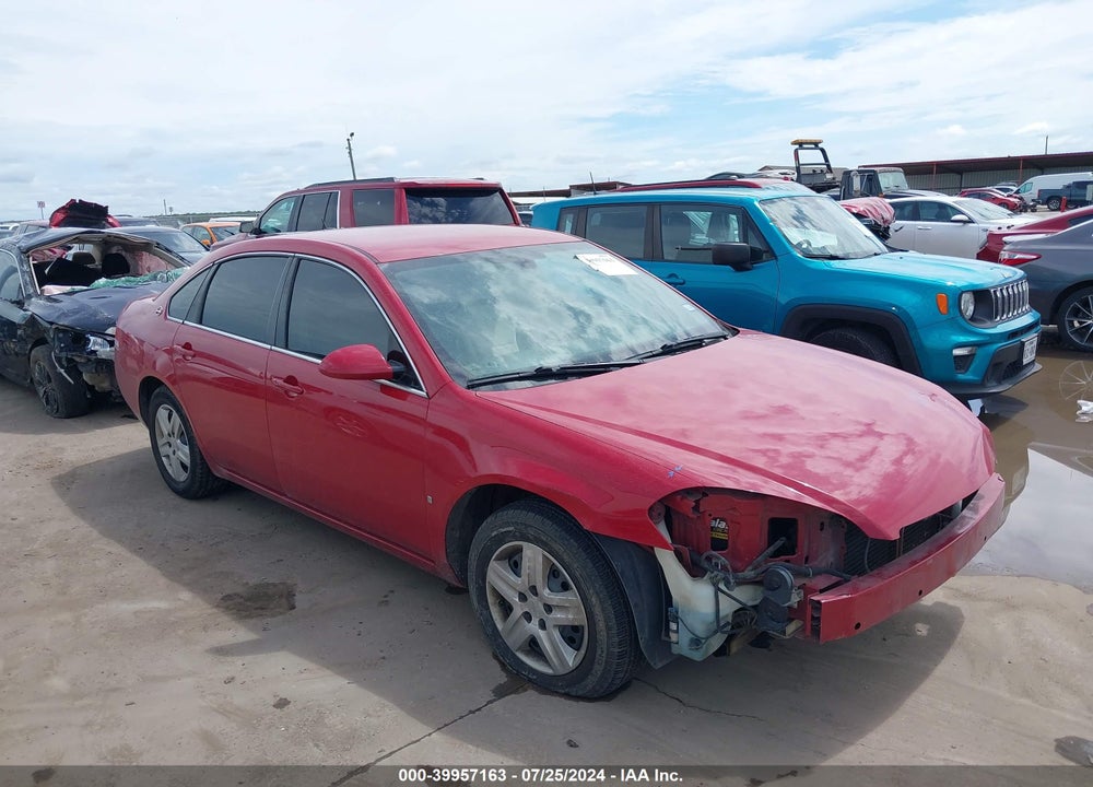 2008 CHEVROLET IMPALA LS VIN: 2G1WB58K489212904