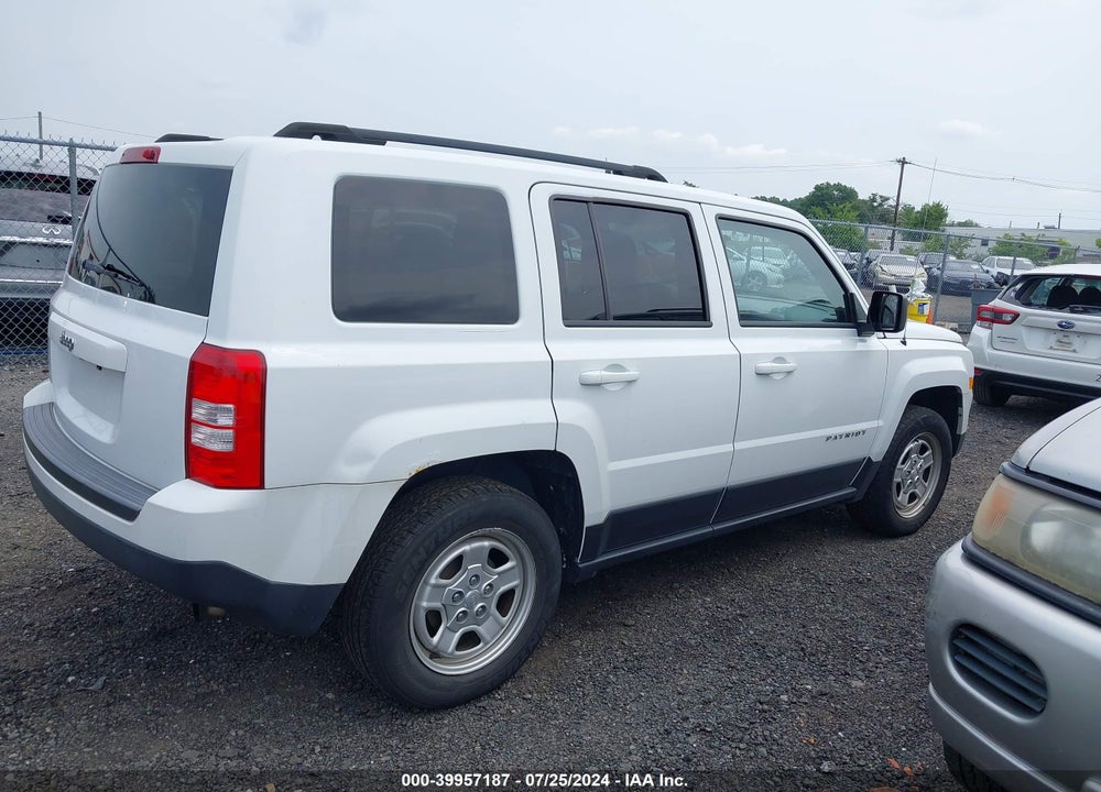 2015 JEEP PATRIOT SPORT VIN: 1C4NJPBA8FD273139