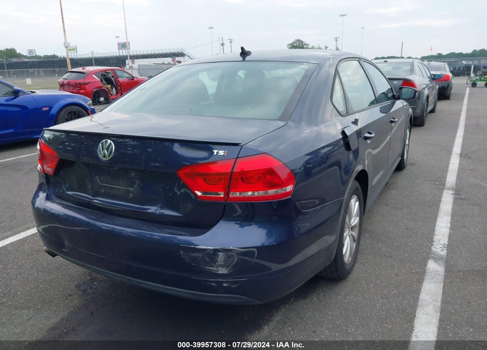 2014 VOLKSWAGEN PASSAT 1.8T WOLFSBURG EDITION VIN: 1VWAS7A36EC094596